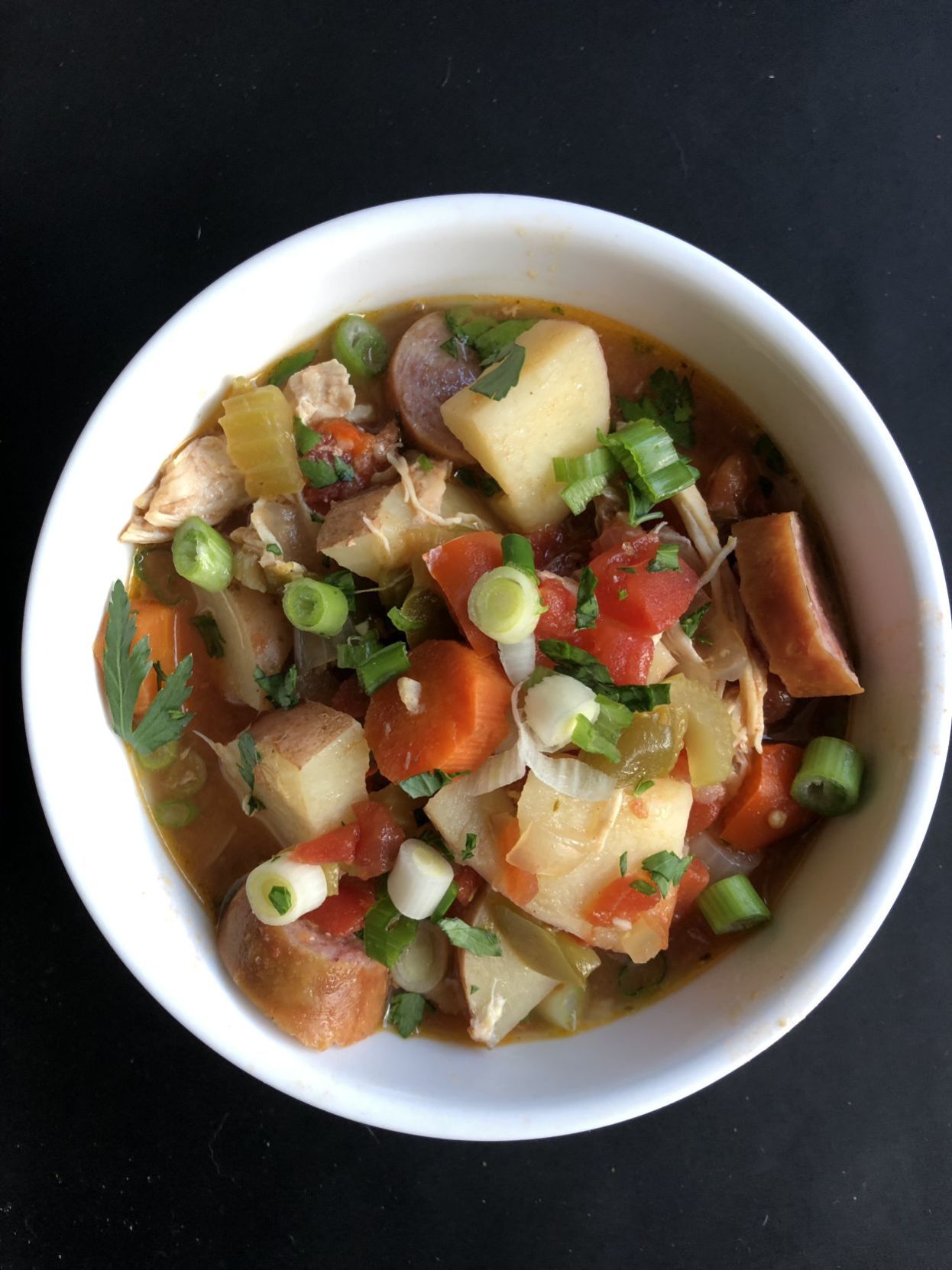 Slow Cooker Cajun Chicken Stew
